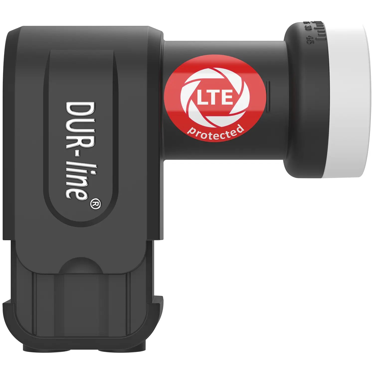 DUR-line +Ultra Twin LNB – Wetterschutz in der Draufsicht DUR-line +Ultra Twin LNB