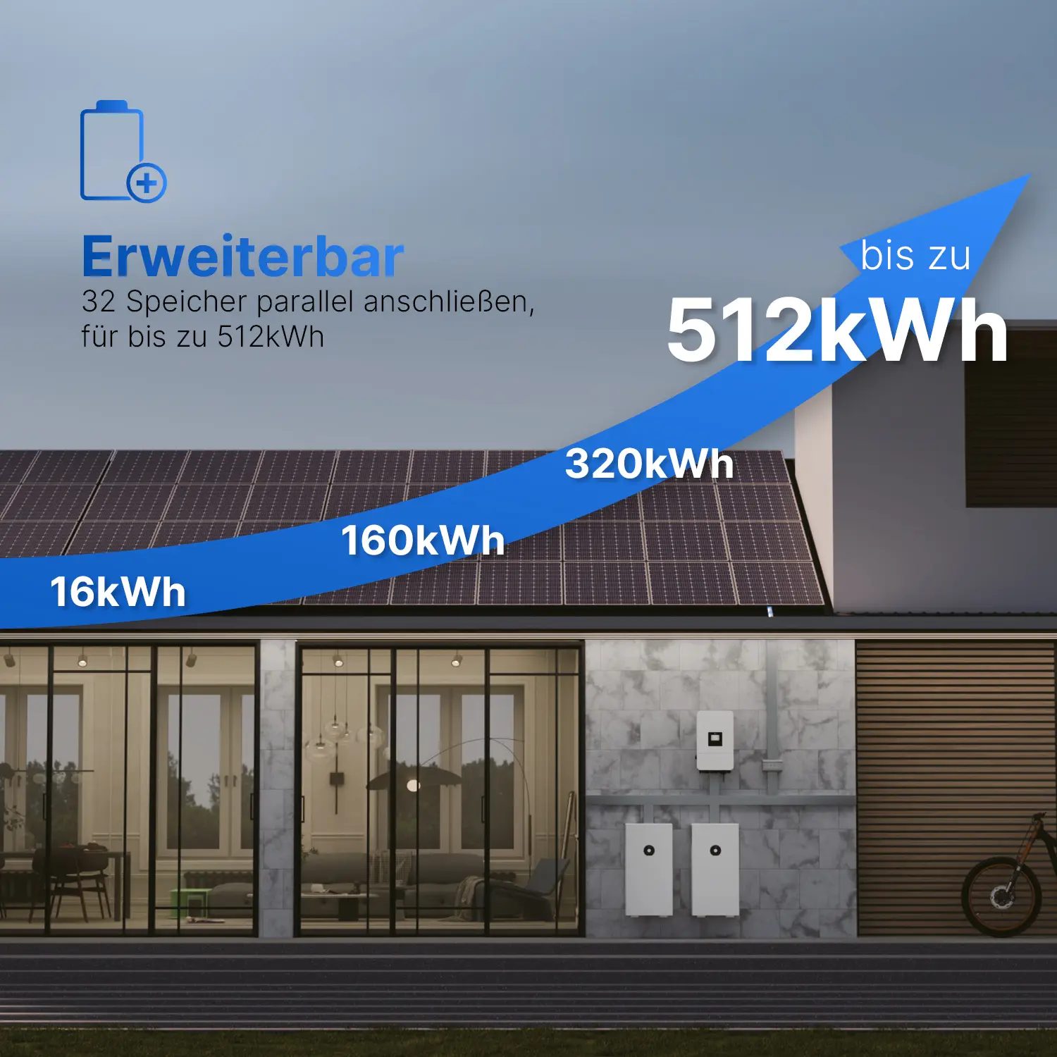 Deye SE-F16-C - 16kWh Niedervolt-Batteriespeicher Deye SE-F16-C - 16kWh Niedervolt-Batteriespeicher