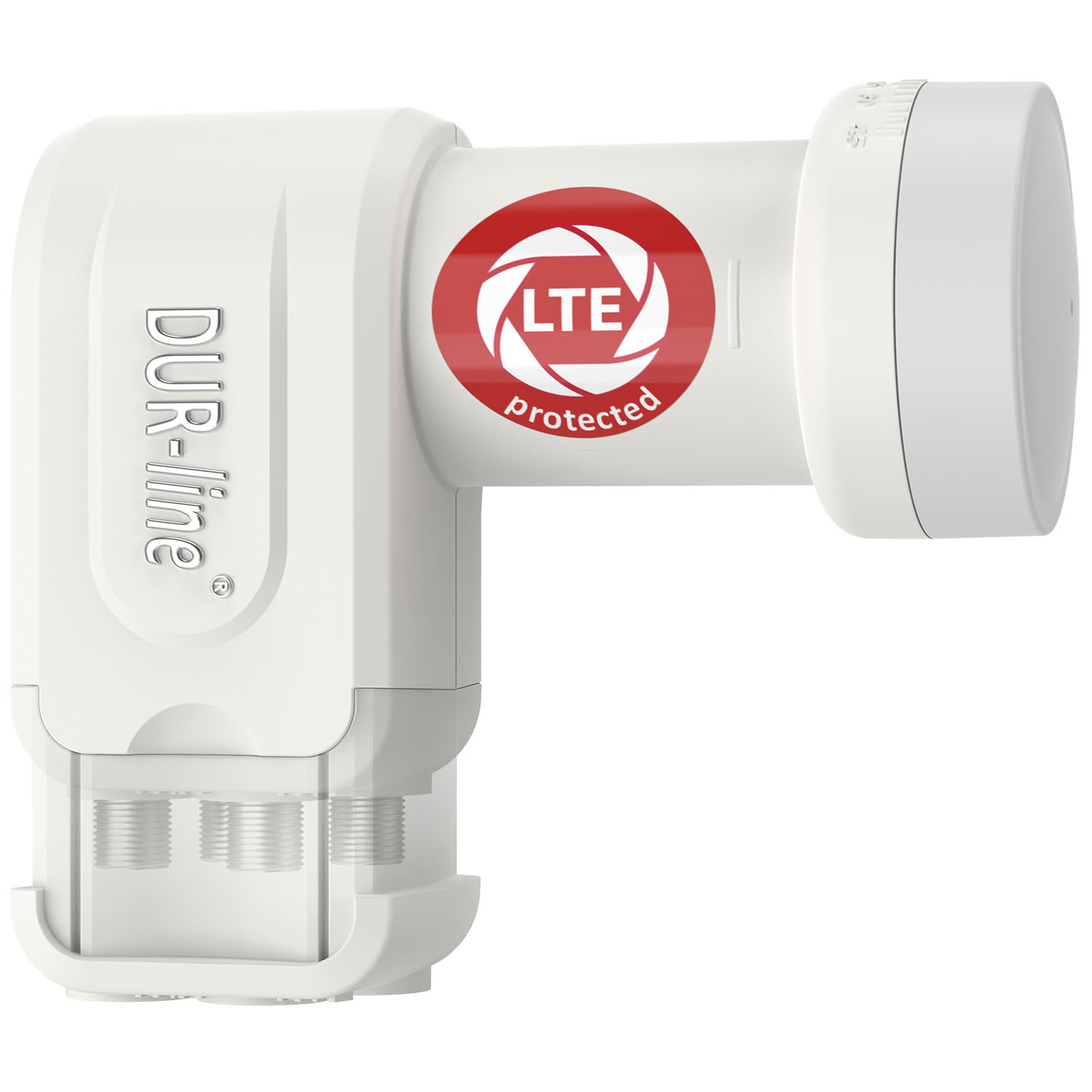 DUR-line +Ultra Quattro white LNB – ausziehbarer Wetterschutz im Verlauf DUR-line +Ultra Quattro white - LNB