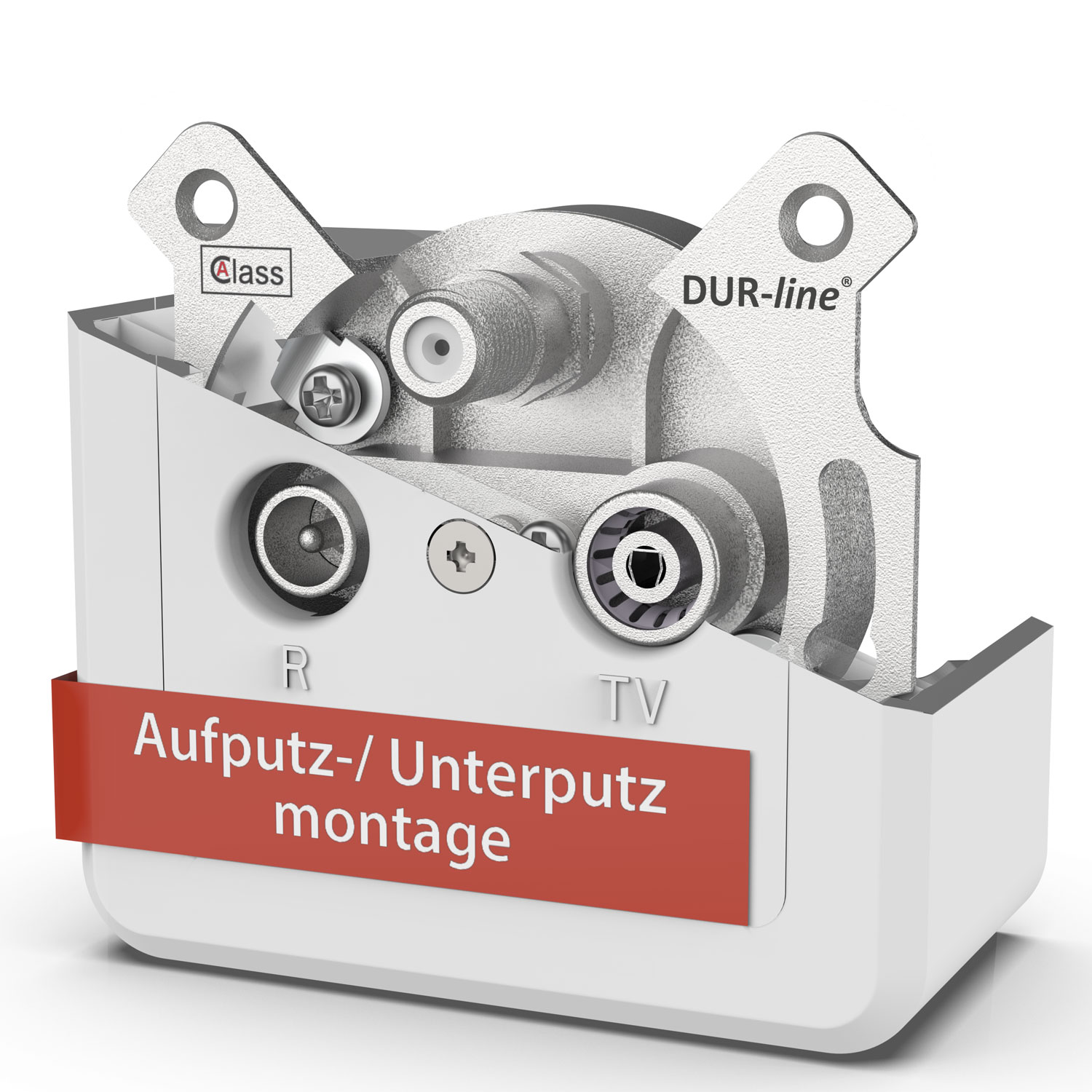 DUR-line DSA 62600 - Sat-Stichleitungsdose – Schnittansicht DUR-line DSA 62600 - Sat-Stichleitungsdose – Schnittansicht