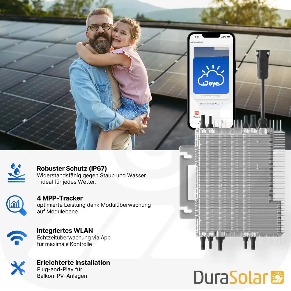 Deye SUN-M200G4-EU-Q0 - PV Mikro-Wechselrichter Deye SUN-M200G4-EU-Q0 - PV Mikro-Wechselrichter