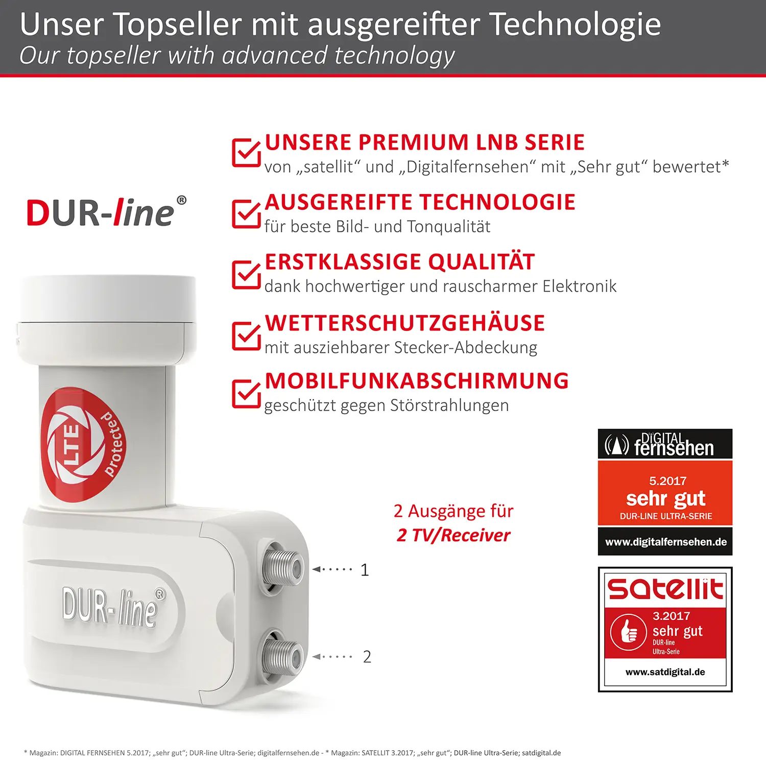 DUR-line +Ultra Twin white - LNB