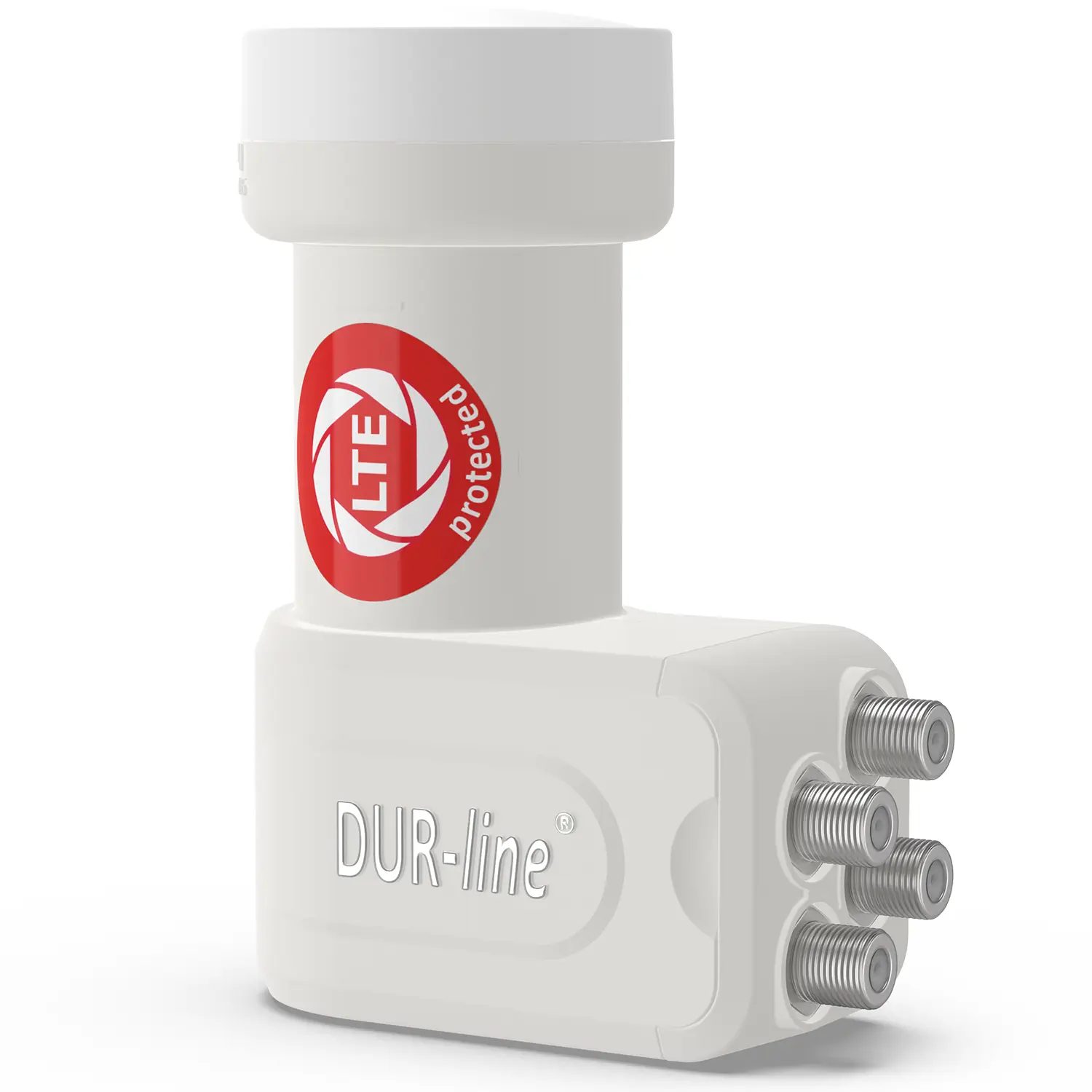 DUR-line +Ultra Quad white LNB – stehend DUR-line +Ultra Quad white - LNB