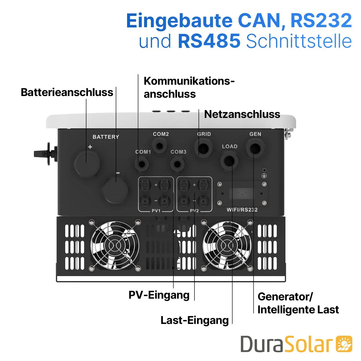 Deye Hybrid Wechselrichter | 10kW | LowVoltage | SUN-10K-SG05LP3-EU-SM2 | dreiphasig Deye Hybrid Wechselrichter | 10kW | LowVoltage | SUN-10K-SG05LP3-EU-SM2 | dreiphasig