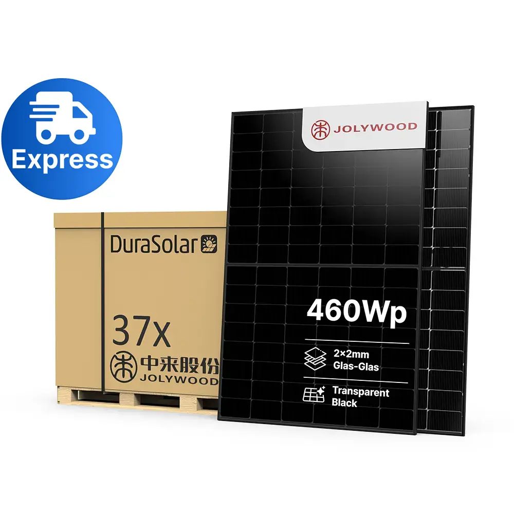 Jolywood 460W Full Black PV-Modul – (Bifazial | Glas-Glas) – JW-HD96N-R2 – Palettenpreis (37 Stk.) – Solar Panel Jolywood 460W Full Black PV-Modul – (Bifazial | Glas-Glas) – JW-HD96N-R2 – Palettenpreis (37 Stk.) – Solar Panel