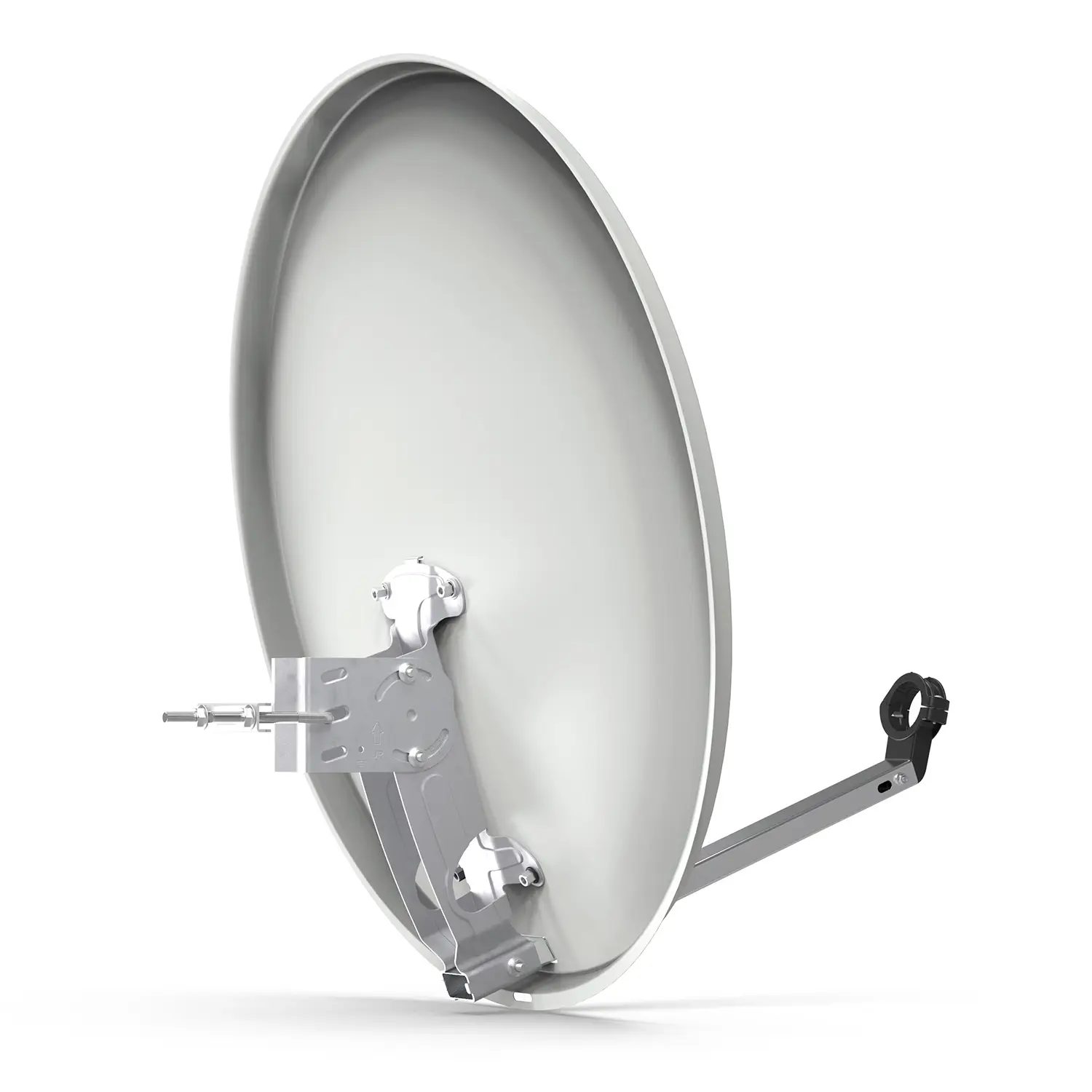 DUR-line MDA 60 Hellgrau Alu Sat-Reflektor – Rückansicht DUR-line MDA 60 Hellgrau - Alu Sat-Reflektor