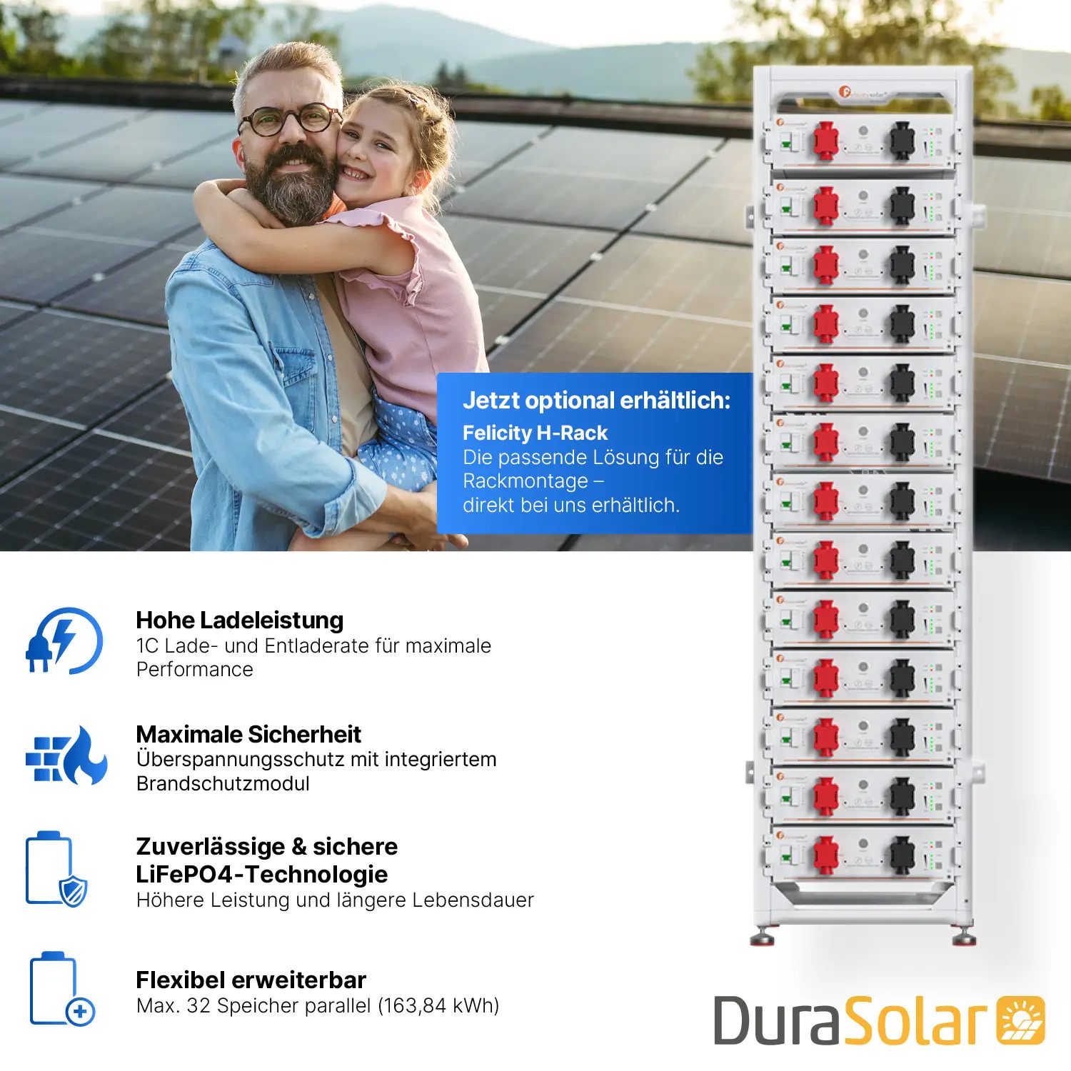 Felicity FLA48100UG1 - Niedervolt Speicher 5,12kWh Felicity FLA48100UG1 - Niedervolt Speicher 5,12kWh