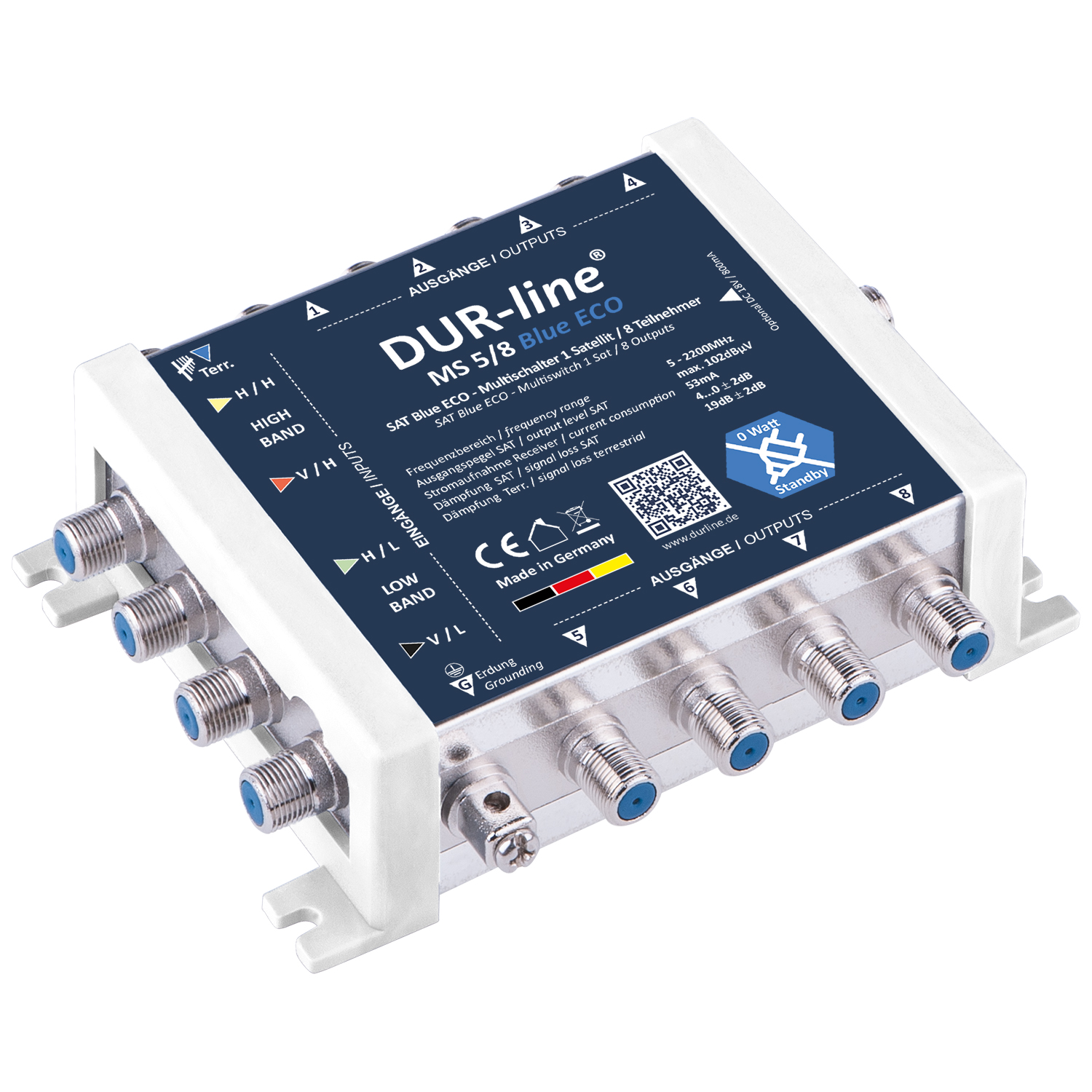 DUR-line MS 5/8 Blue ECO – Multischalter 