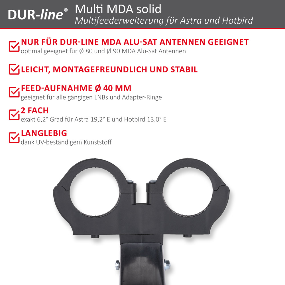 DUR-line Multi MDA solid - Multifeederweiterung – Produktmerkmale im Überblick