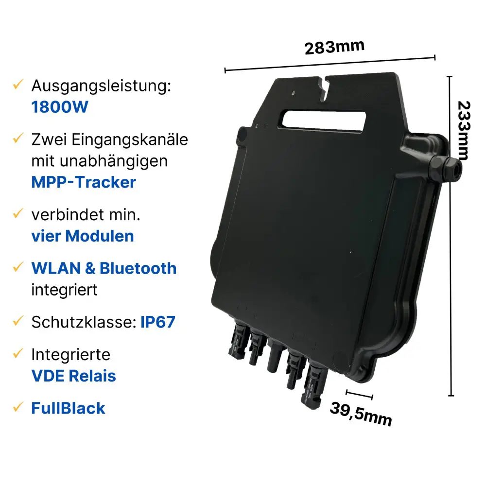 APSystems A-EZ1D 1800 Watt - PV Mikro-Wechselrichter 