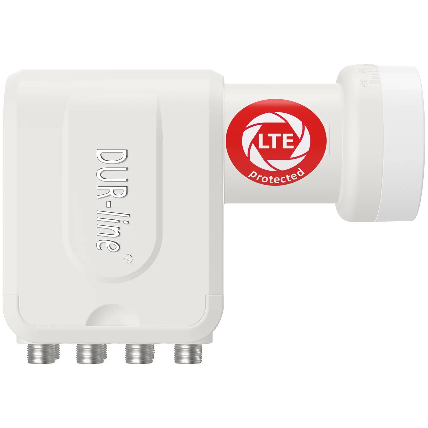 DUR-line +Ultra Octo white LNB – Draufsicht DUR-line +Ultra Octo white - LNB