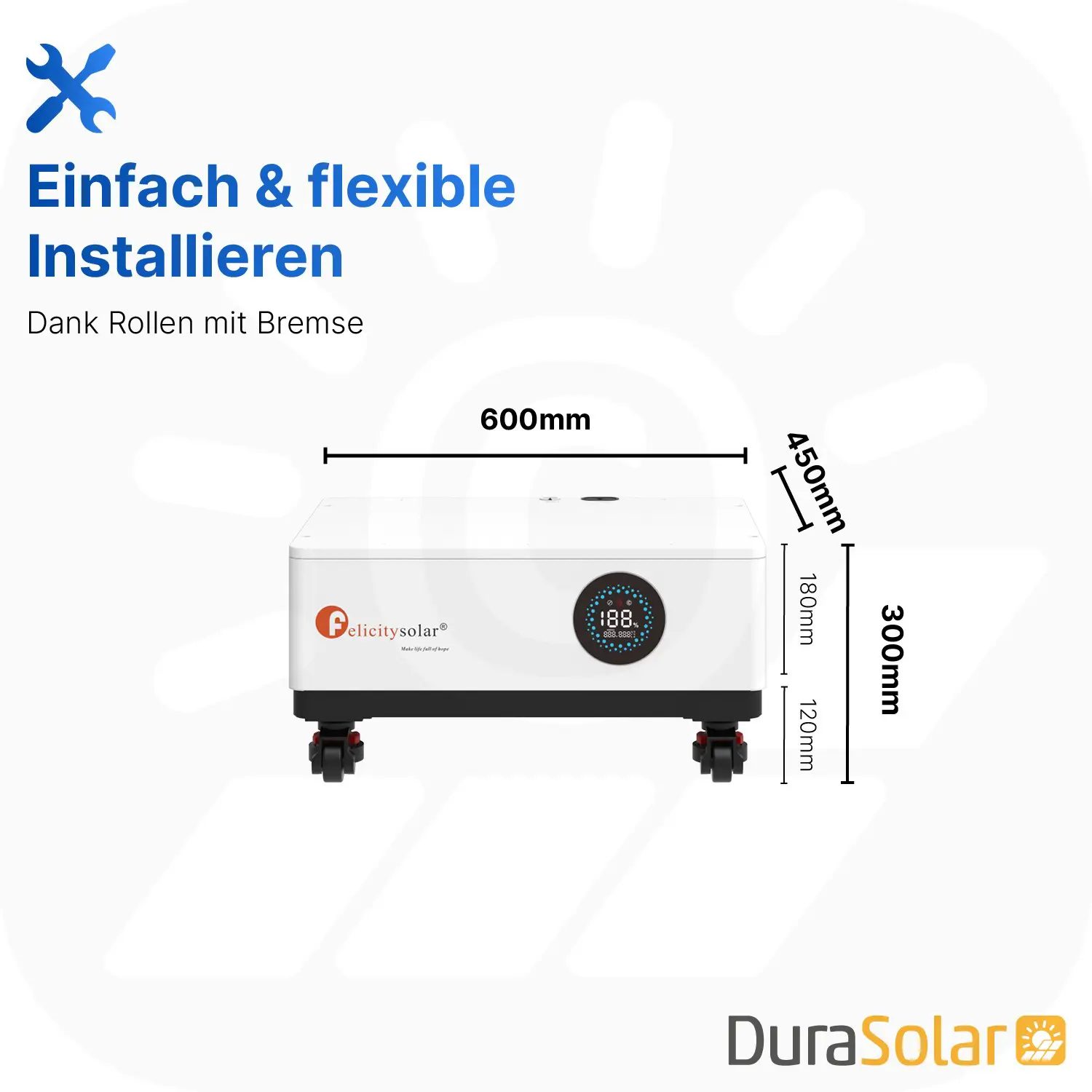 Felicity 5,12kWh PV-Speicher - LUX-X-48100LCG01 - Erweiterbare 48/51,2V LiFePO4 Batterie für Solaranlagen Felicity 5,12kWh PV-Speicher - LUX-X-48100LCG01 - Erweiterbare 48/51,2V LiFePO4 Batterie für Solaranlagen
