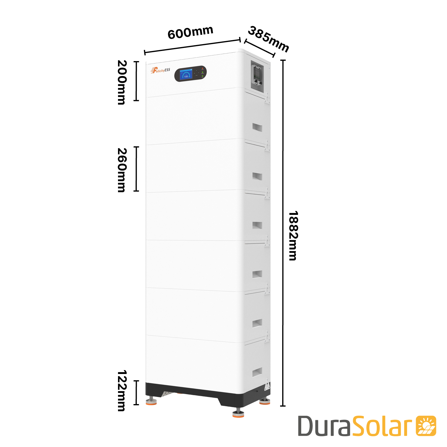 Felicity LUX-X-96050HG01 Hochvoltspeicher – 5,12kWh LiFePO4 Batterie