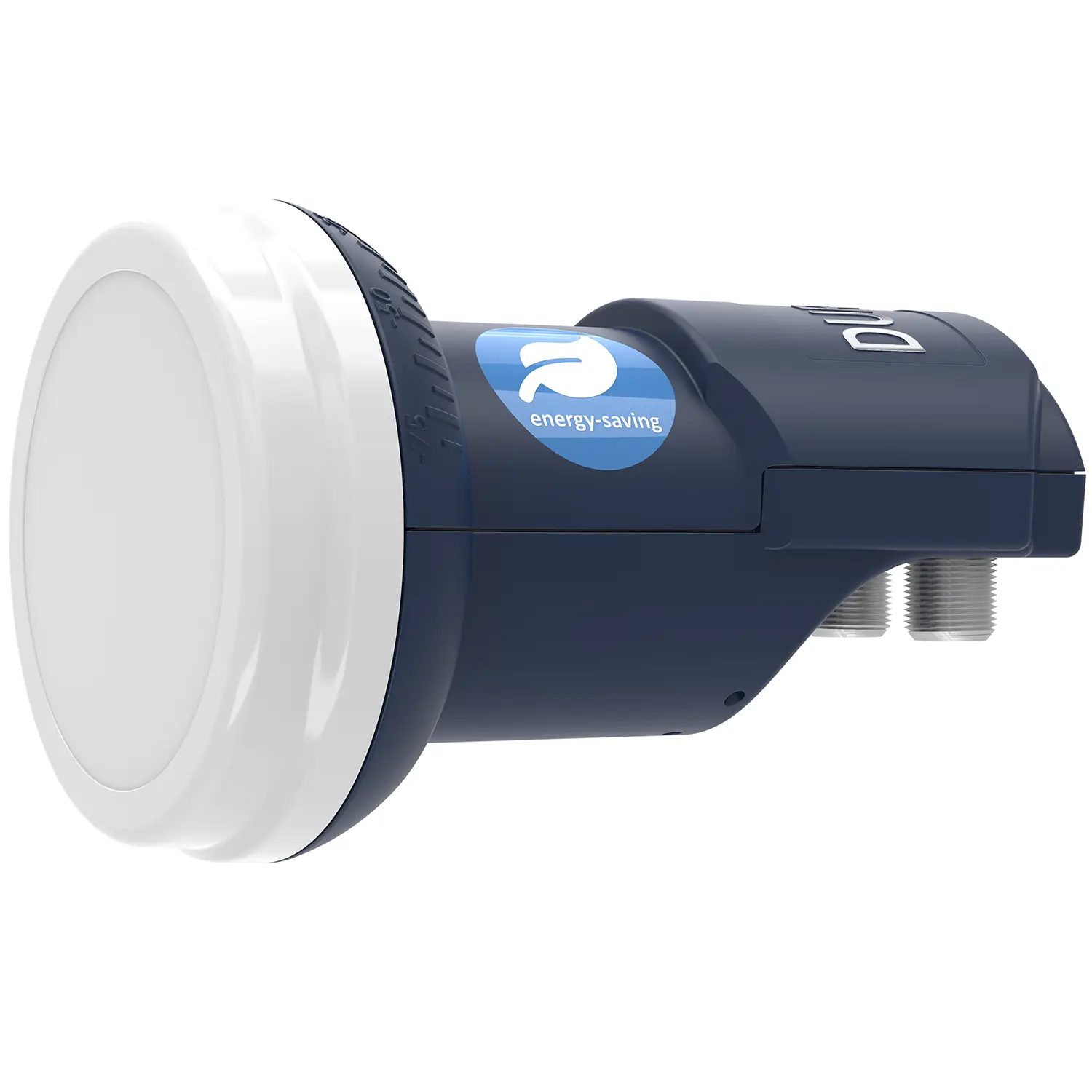 DUR-line Blue ECO Twin LNB – Seitenansicht perspektivisch DUR-line Blue ECO Twin