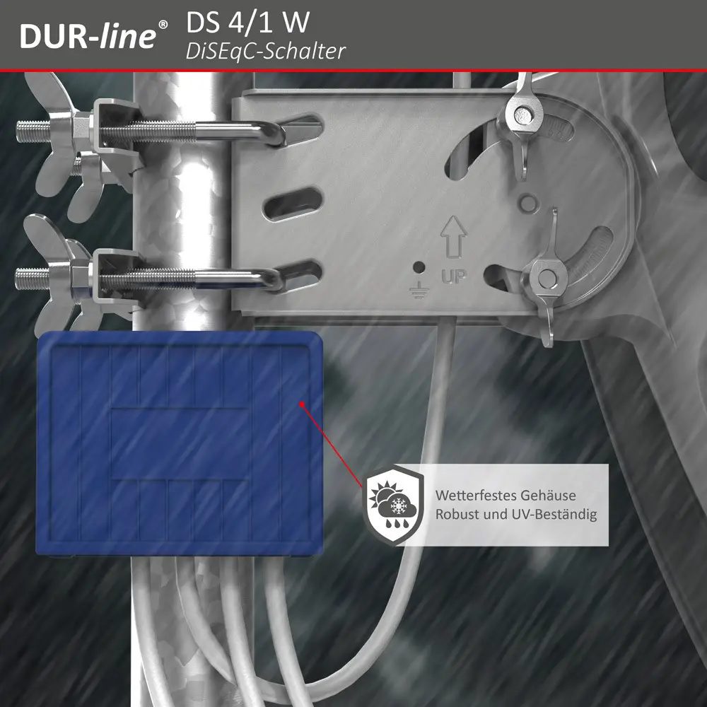 DUR-line DS 4/1 W - DiSEqC-Schalter DUR-line DS 4/1 W - DiSEqC-Schalter