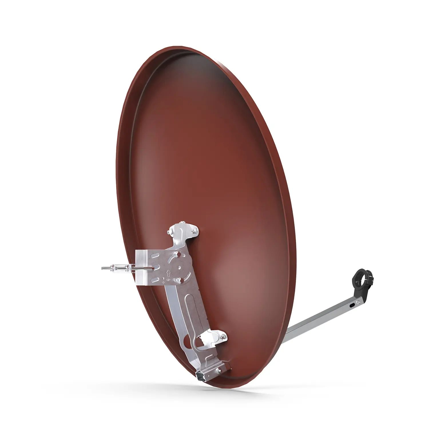 DUR-line MDA 60 Rot Alu Sat-Reflektor – Rückansicht DUR-line MDA 60 Rot - Alu Sat-Reflektor