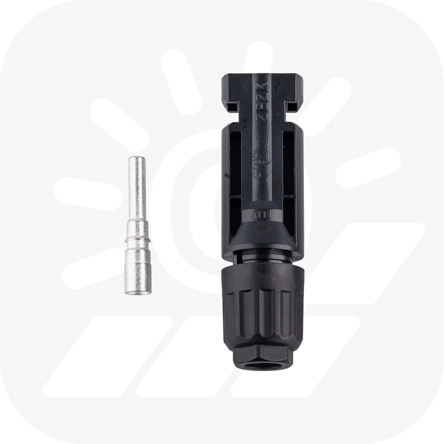 MC4 kompatible Buchsen für 4-6mm² Solarkabel - PV-Buchse