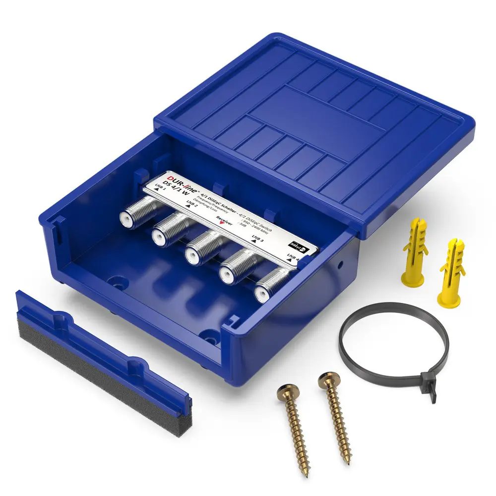 DUR-line DS 4/1 W - DiSEqC-Schalter DUR-line DS 4/1 W - DiSEqC-Schalter