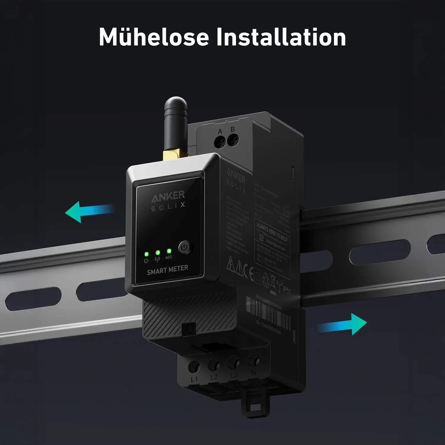 Anker SOLIX Smart Meter - Smarter 3-Phasen Zähler