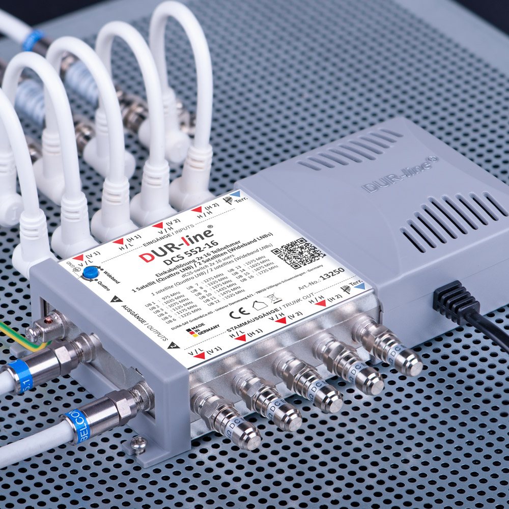 DUR-line DCS 552-16 - Einkabellösung – Produktansicht 2 DUR-line DCS 552-16 - Einkabellösung – Produktansicht 2