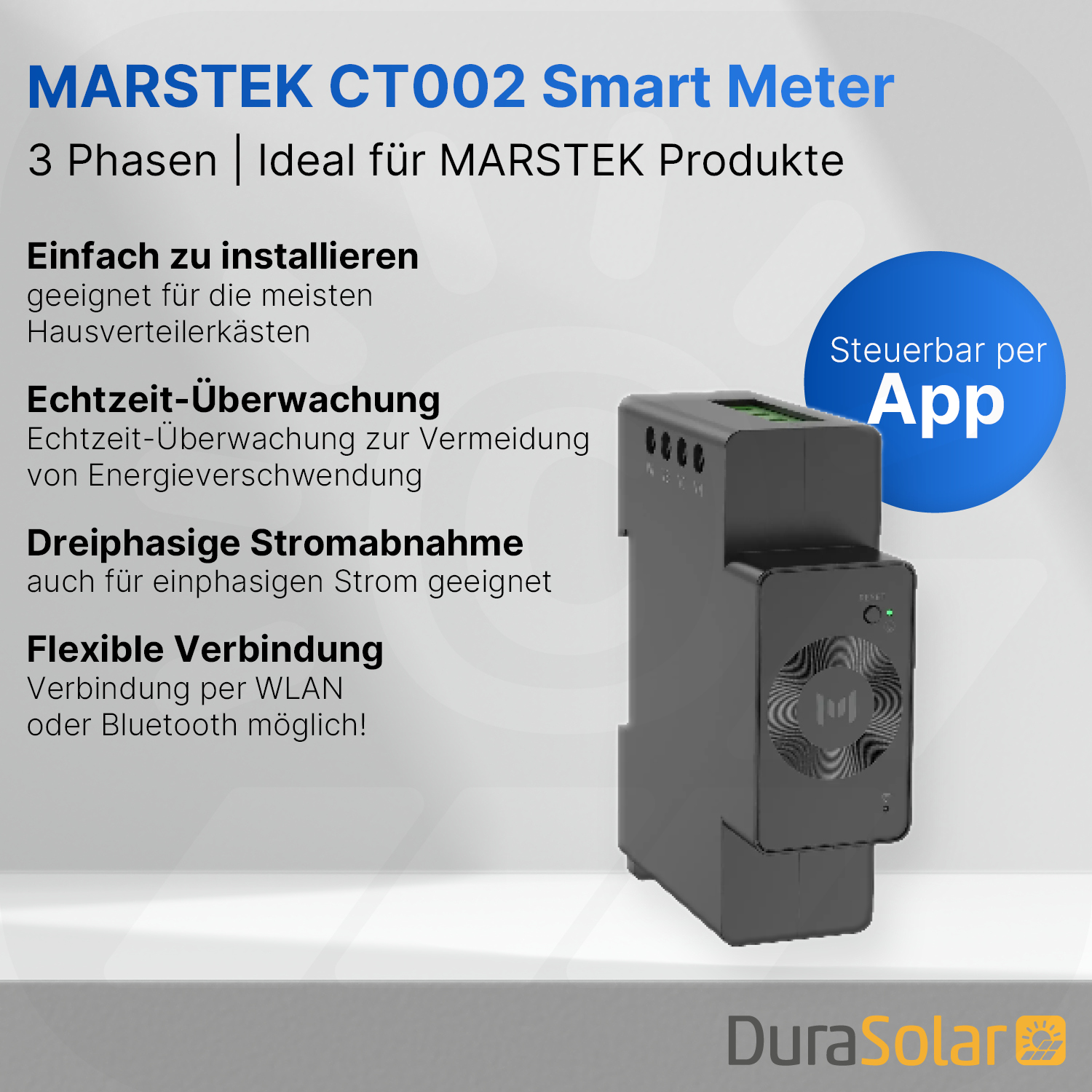 Marstek Venus E 3.0 – 5,12 kWh – mit Marstek CT002 – AC - Solarstromspeicher & Plug-in-Batteriesystem für Photovoltaik 