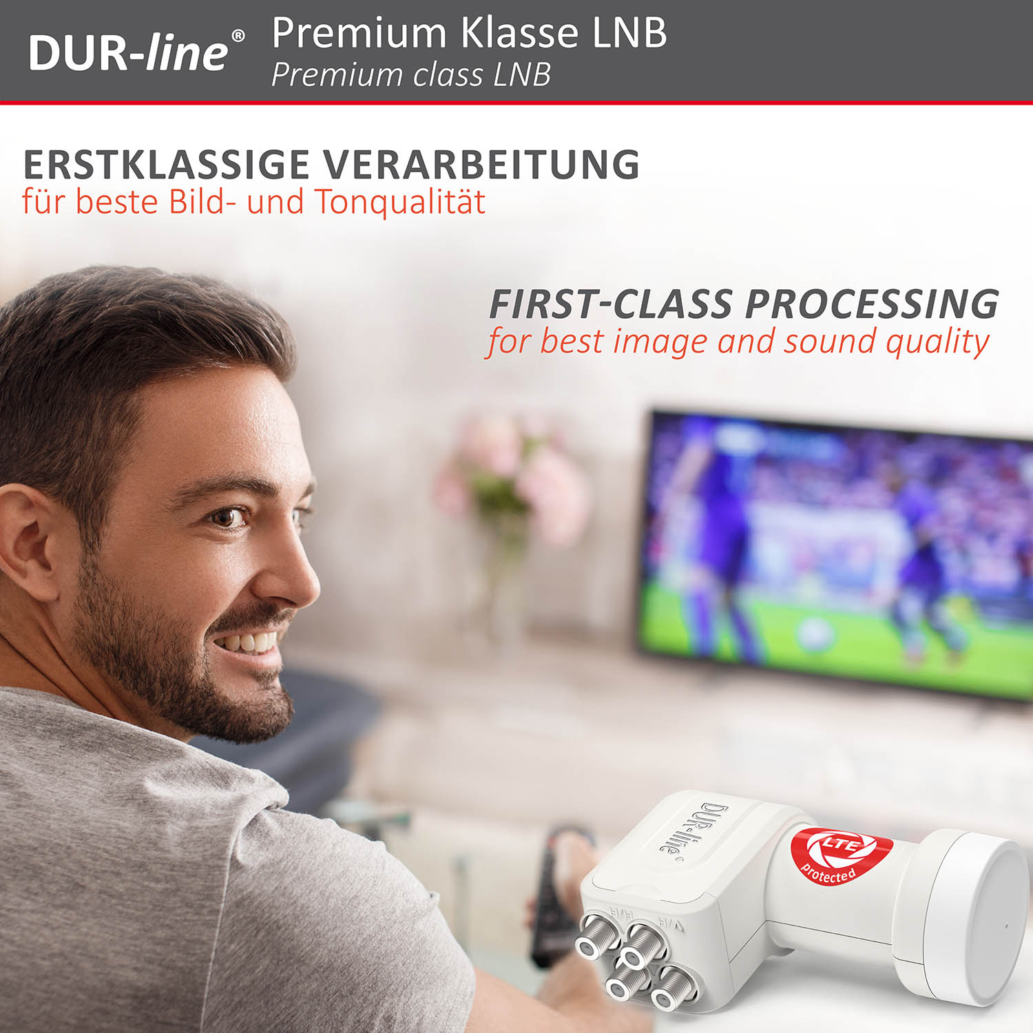 DUR-line +Ultra Quattro white - LNB
