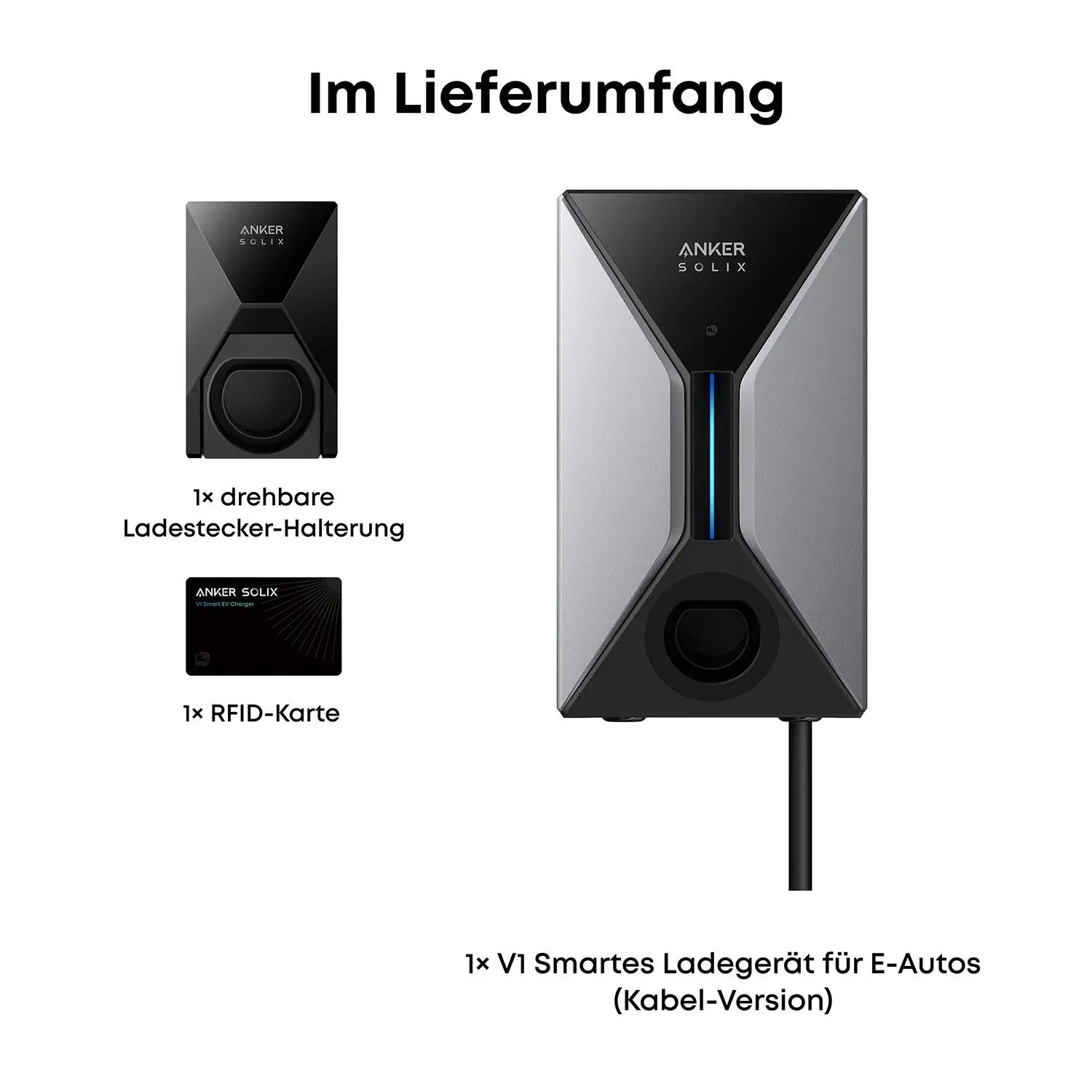 Anker V1 Smartes Ladegerät 11kW Kabel-Variante