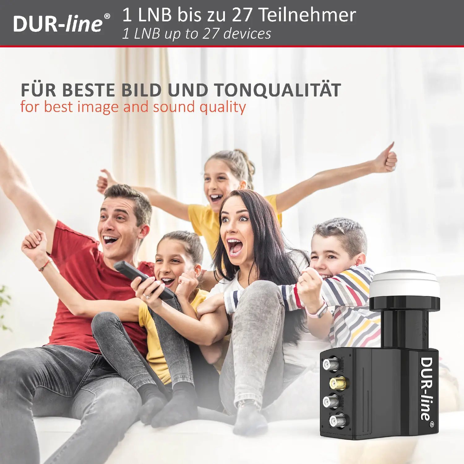 DUR-line UK 124-3L dCSS - Unicable LNB