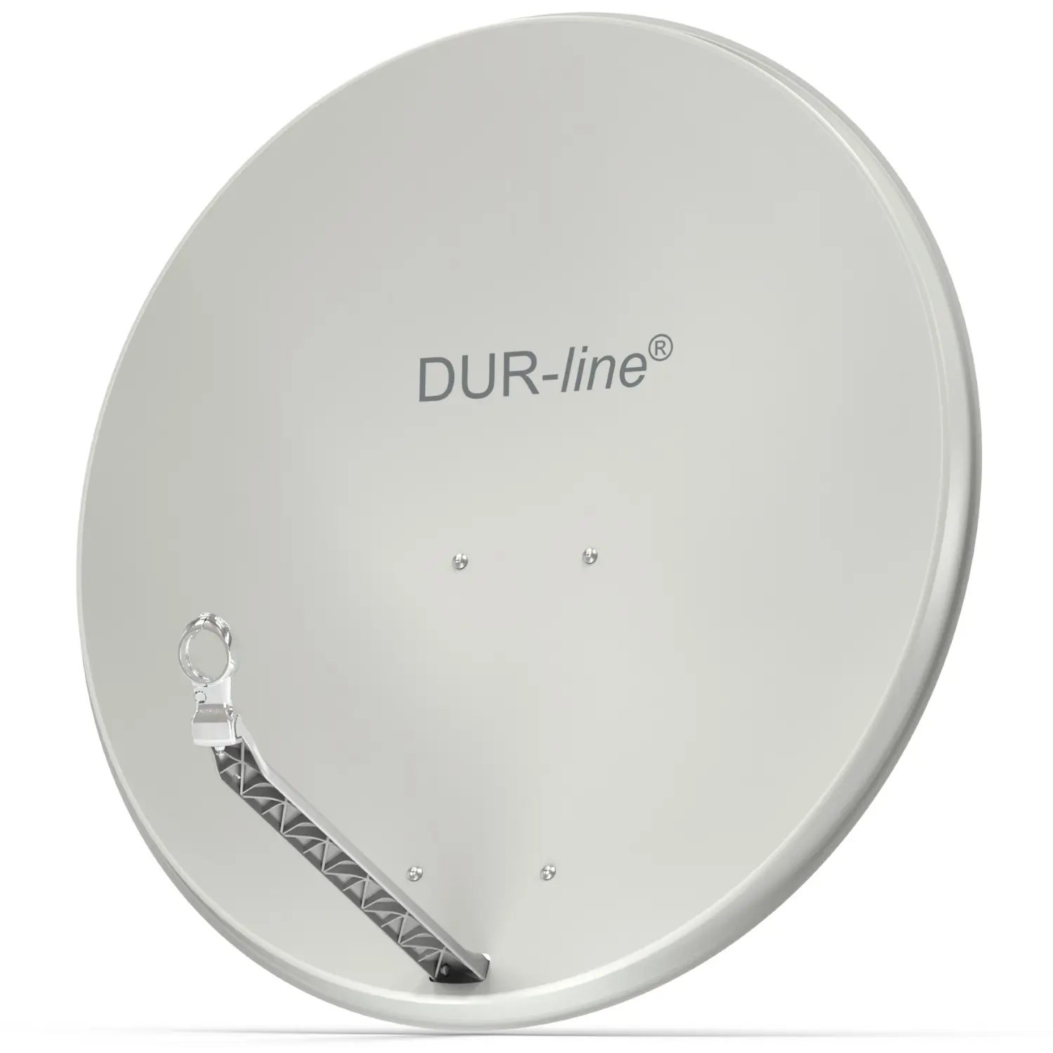 DUR-line Select 85/90 Hellgrau - Alu Sat-Reflektor