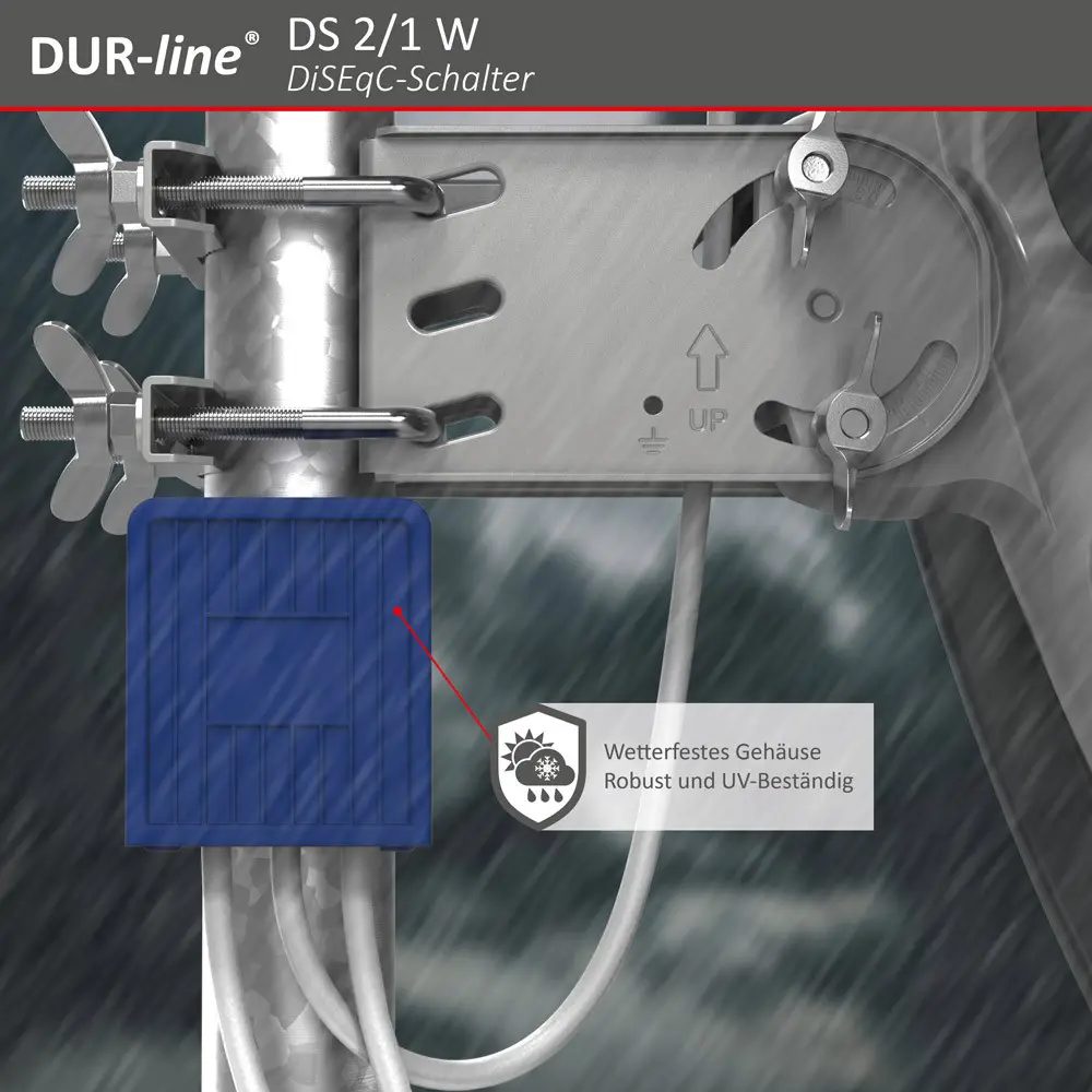 DUR-line DS 2/1 W - DiSEqC-Schalter