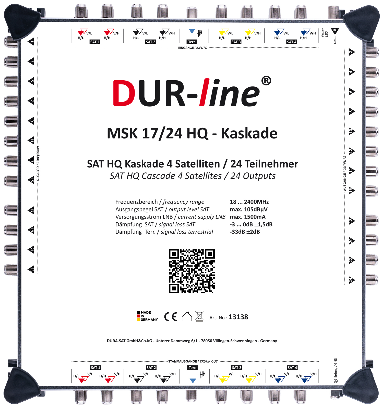 DUR-line MSK 17/24 HQ - Kaskade – Produktansicht 2 DUR-line MSK 17/24 HQ - Kaskade – Produktansicht 2