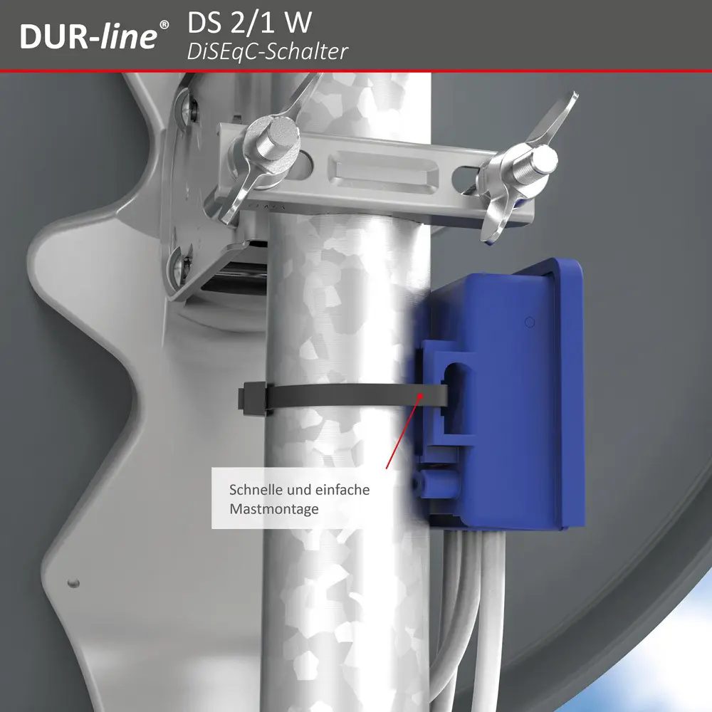 DUR-line DS 2/1 W - DiSEqC-Schalter