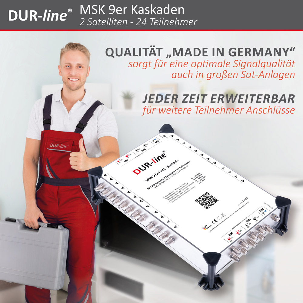 DUR-line MSK 9/24 HQ - Kaskade – im Einsatz DUR-line MSK 9/24 HQ - Kaskade – im Einsatz