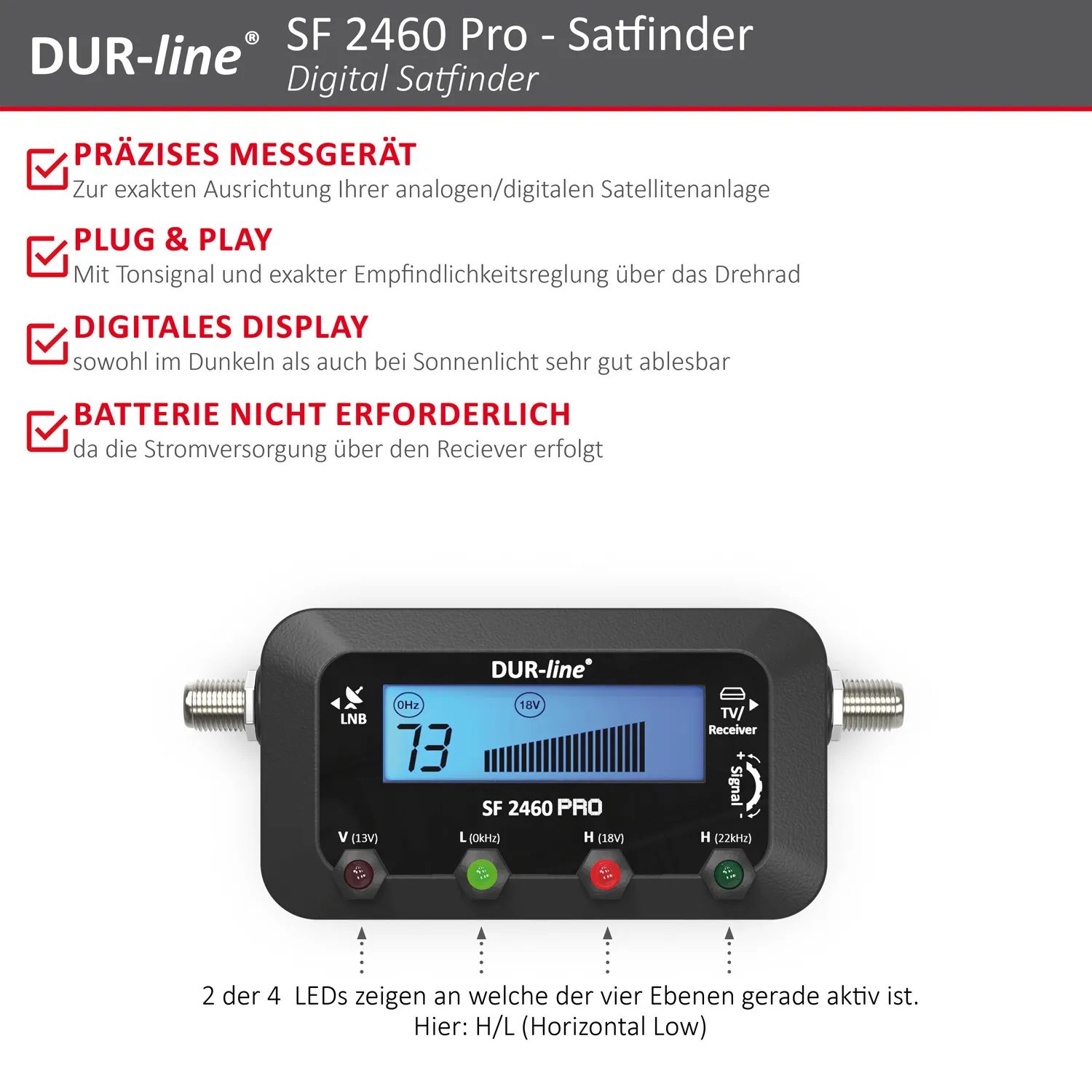 DUR-line SF 2460 Pro - Satfinder