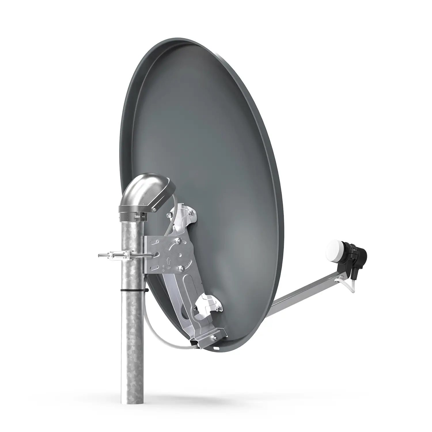 DUR-line MDA 60 Anthrazit - Alu Sat-Reflektor
