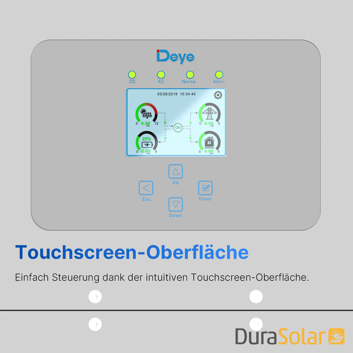 Deye SUN-50K-SG01HP3-EU-BM4 - Dreiphasig - 4/2+2+2+2 MPPT - Hybrid-Wechselrichter - Hochspannungsserie Deye SUN-50K-SG01HP3-EU-BM4 - Dreiphasig - 4/2+2+2+2 MPPT - Hybrid-Wechselrichter - Hochspannungsserie