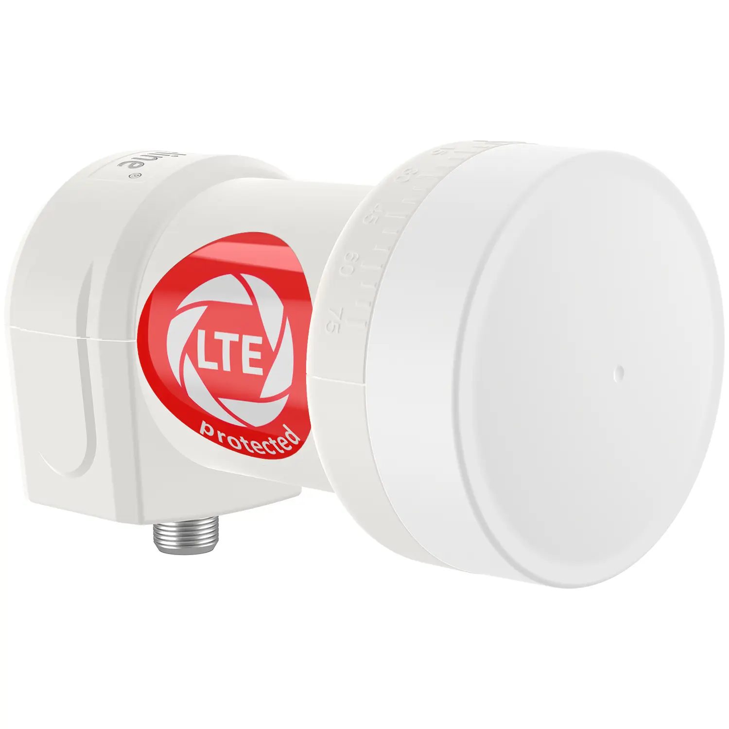 DUR-line +Ultra Single white LNB – Perspektive von oben DUR-line +Ultra Single white - LNB