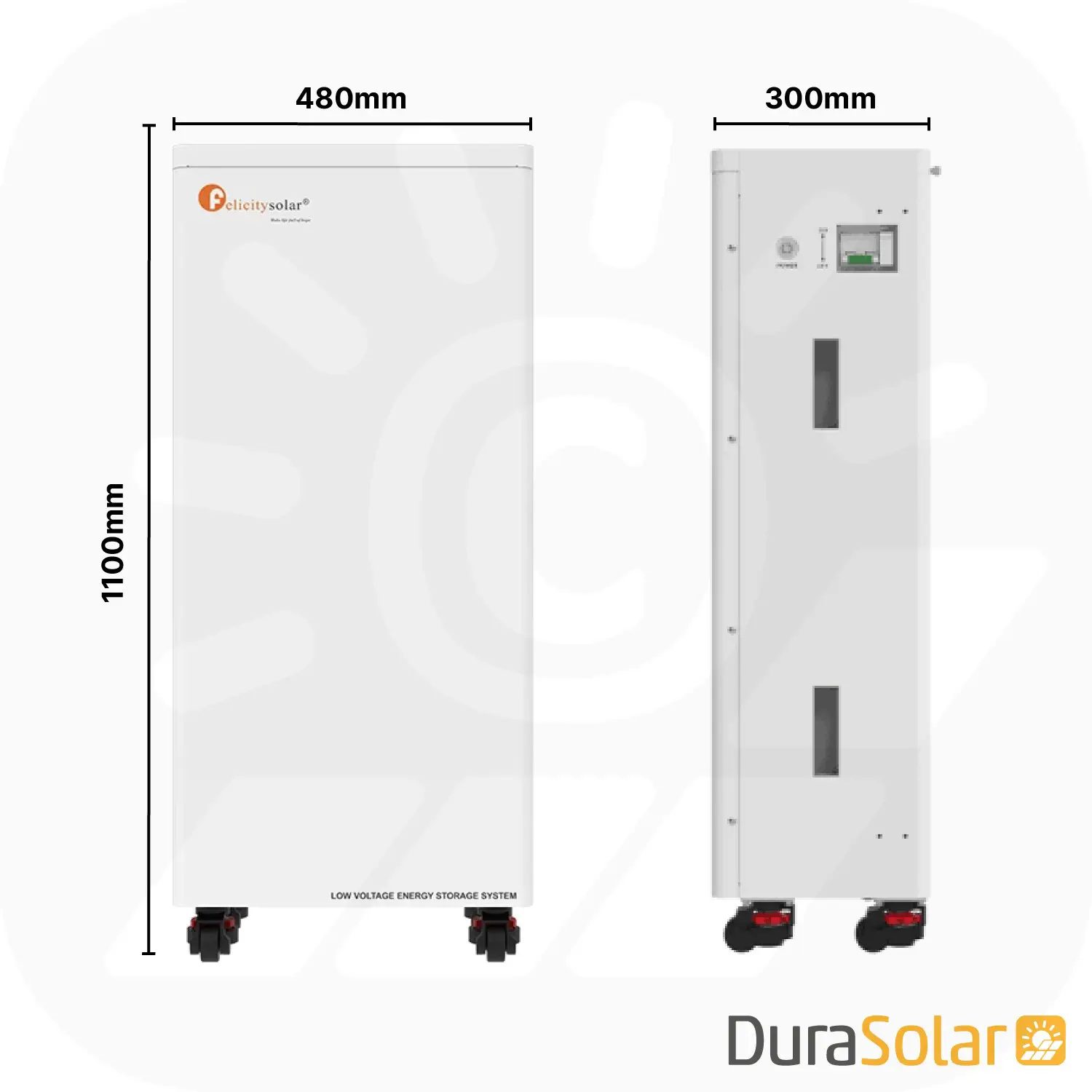 Felicity 15kWh Speicher | FLA48300-EU | LiFePO4 Lithium-Ionen-Akku | 51.2V | 300Ah 