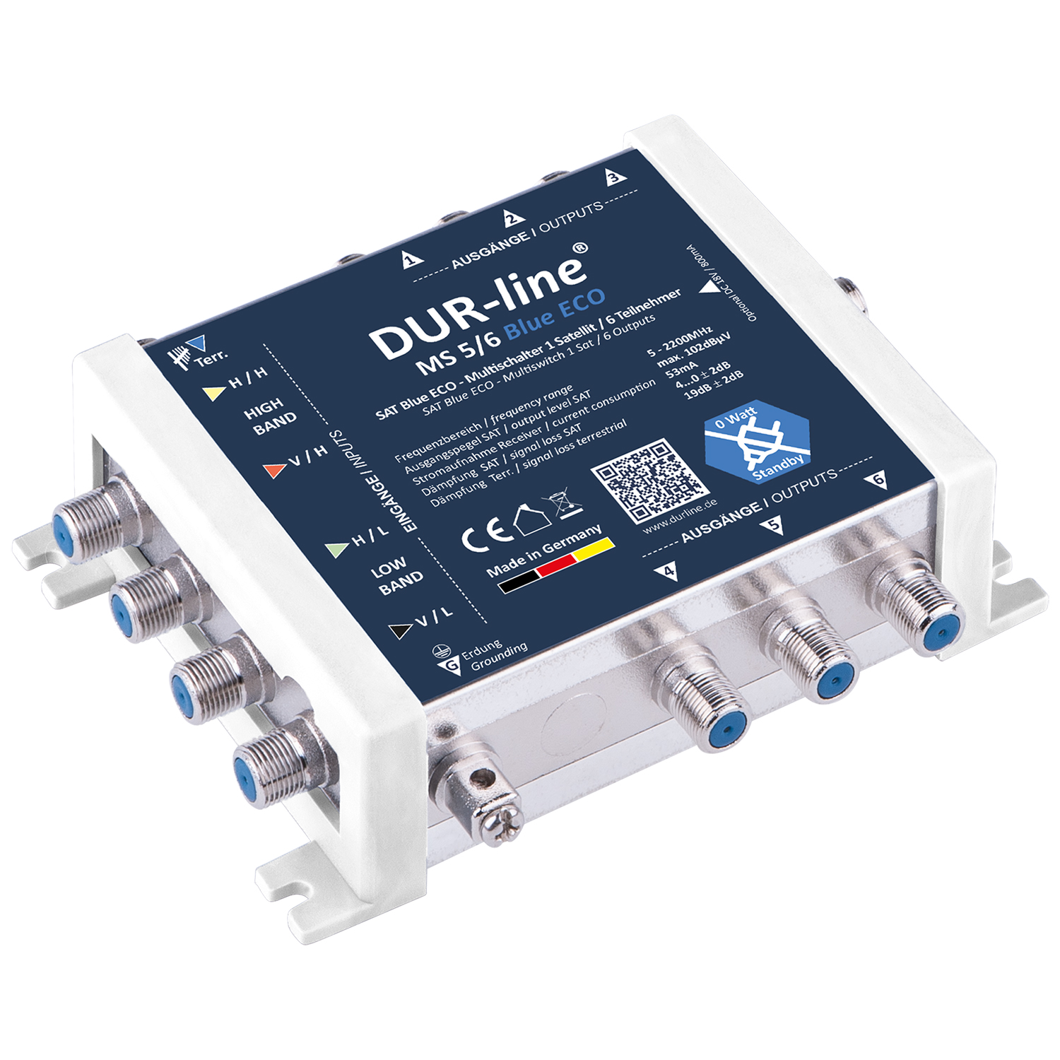 DUR-line MS 5/6 Blue ECO – Multischalter 