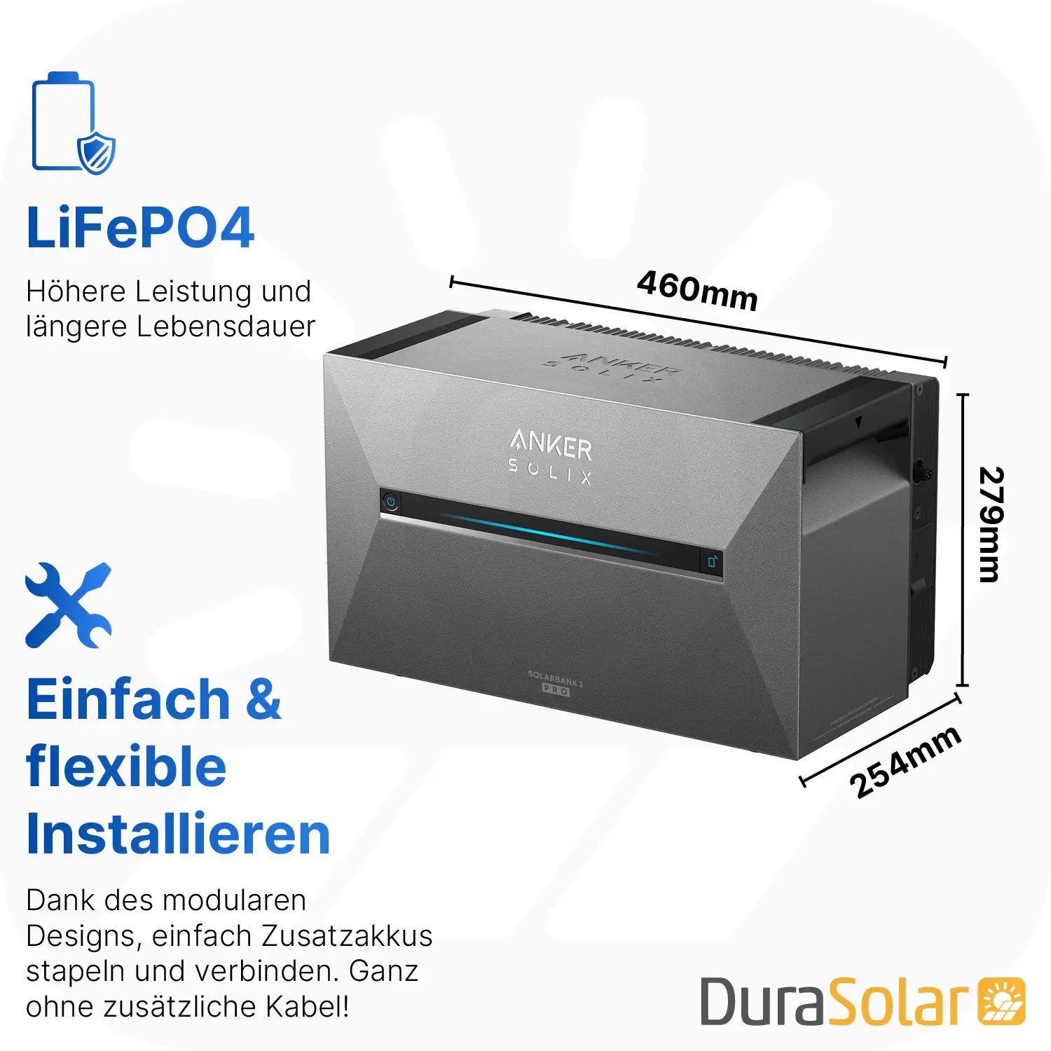Anker SOLIX Solarbank 3 - E2700 Pro - Balkonkraftwerkspeicher Anker SOLIX Solarbank 3 - E2700 Pro - Balkonkraftwerkspeicher