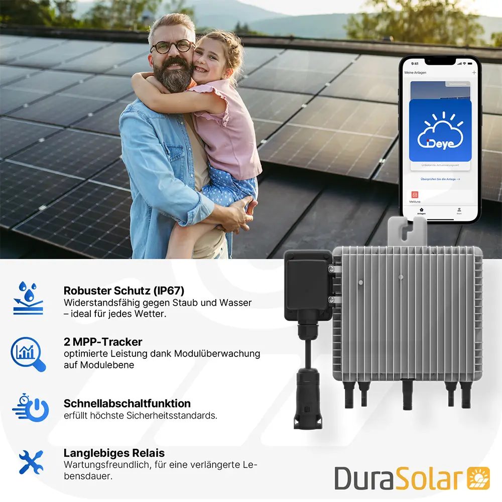Deye SUN-M80G4-EU-Q0 - PV Mikro-Wechselrichter Deye SUN-M80G4-EU-Q0 - PV Mikro-Wechselrichter