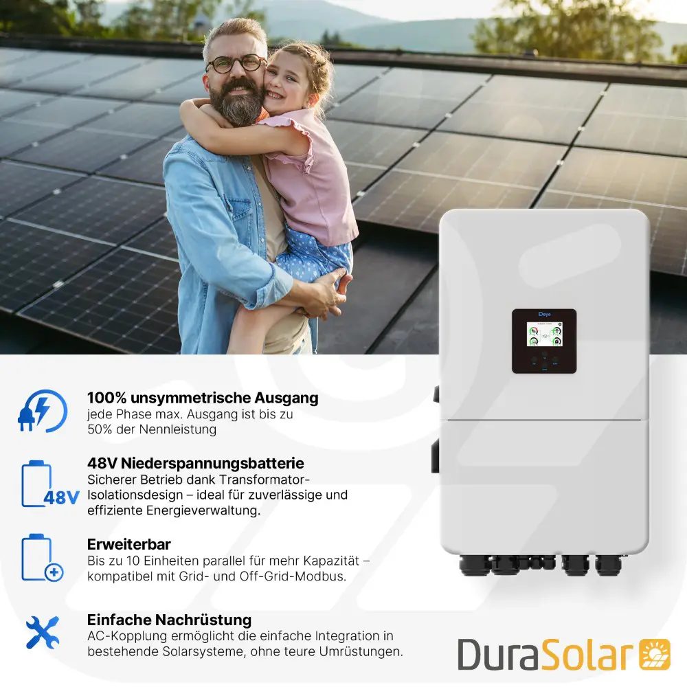 Deye SUN-20K-SG05LP3-EU-SM2 | dreiphasig | Hybrid Wechselrichter | LV Deye SUN-15K-SG05LP3-EU-SM2 |dreiphasig | Hybrid Wechselrichter | LV
