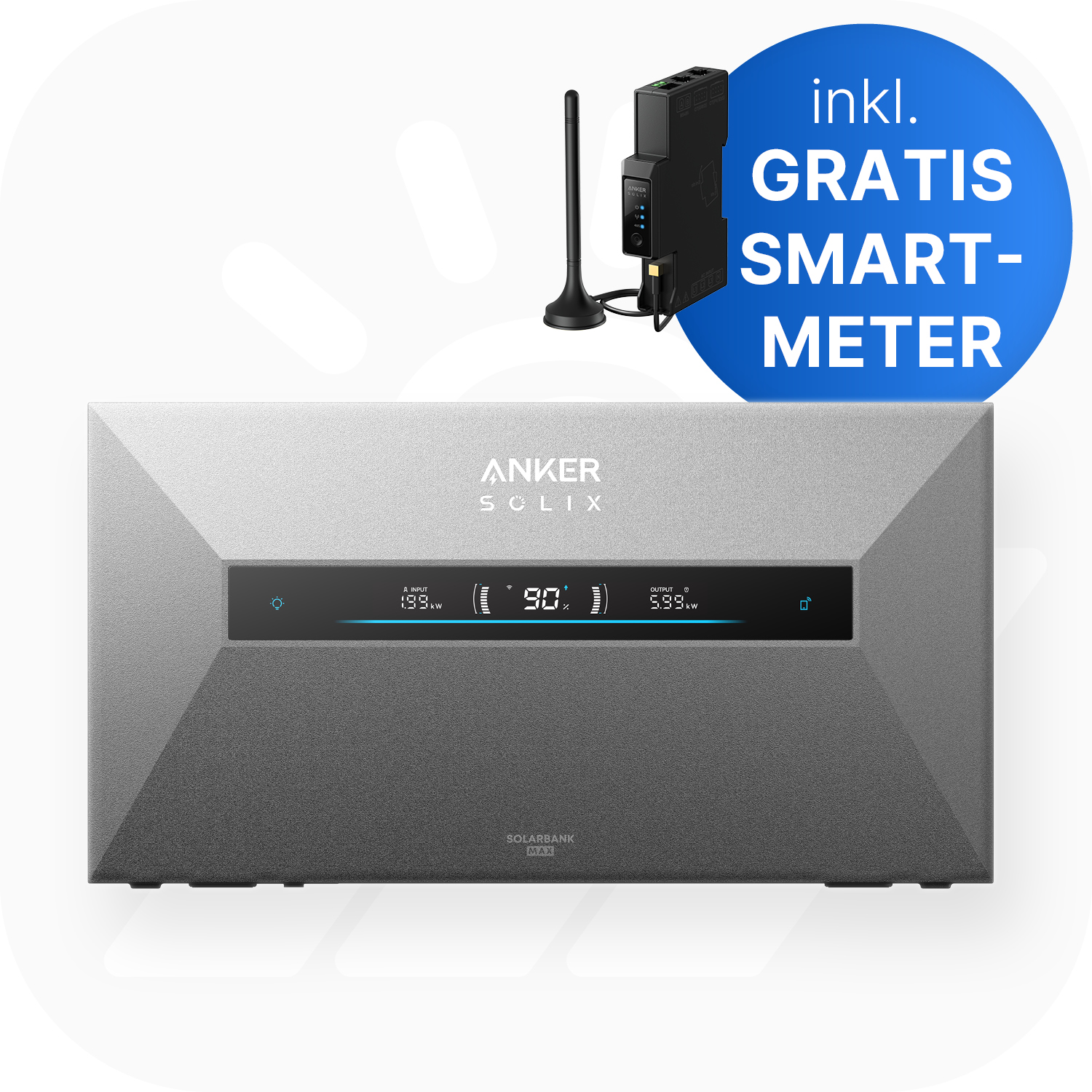 Anker SOLIX Solarbank Max AC - 7kWh - All-in-One - Plug&Play Heimspeicher für Solarnachrüstung Anker SOLIX Solarbank Max AC - 7kWh - All-in-One - Plug&Play Heimspeicher für Solarnachrüstung