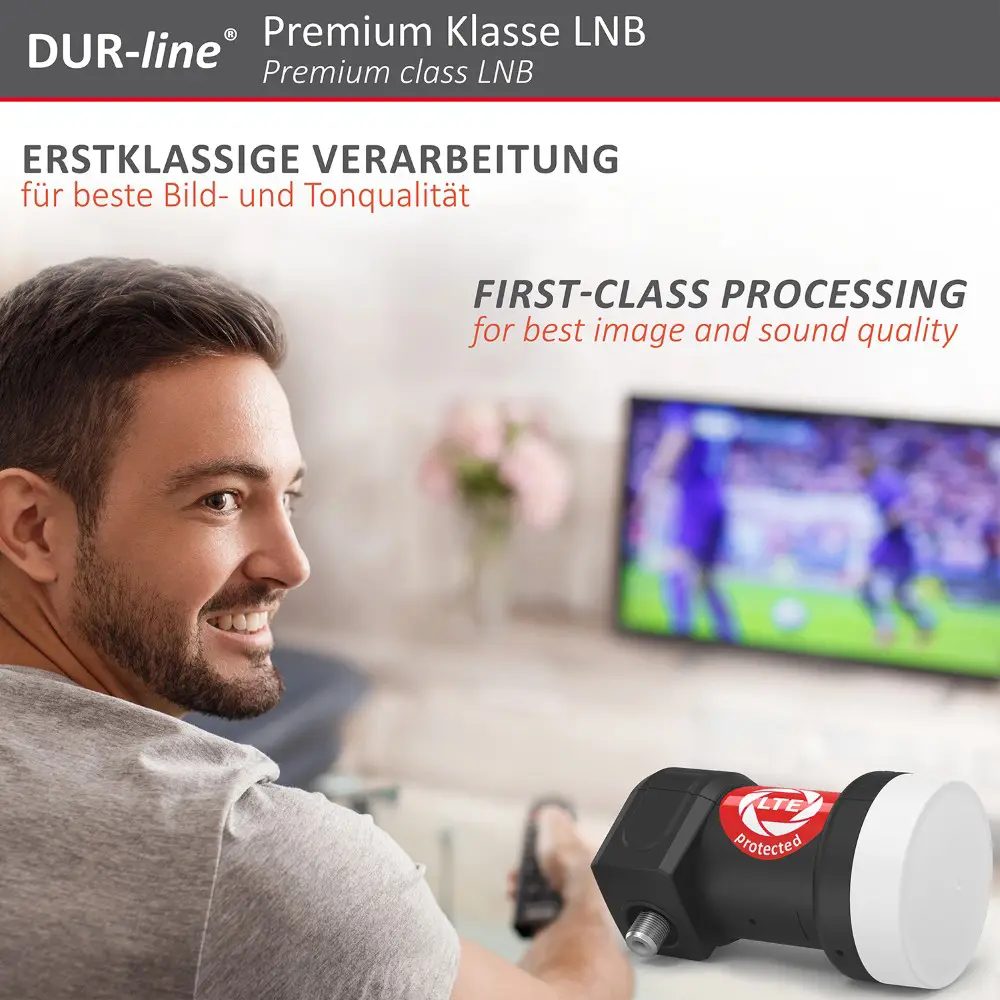 DUR-line MDA 60 Hellgrau - Sat-Komplettanlage mit Single LNB DUR-line MDA 60 Hellgrau - Sat-Komplettanlage mit Single LNB