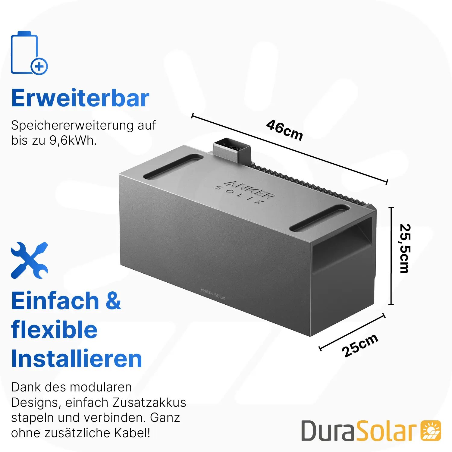 Anker SOLIX Solarbank - BP1600 - Erweiterungsbatterie - PV-Speicher