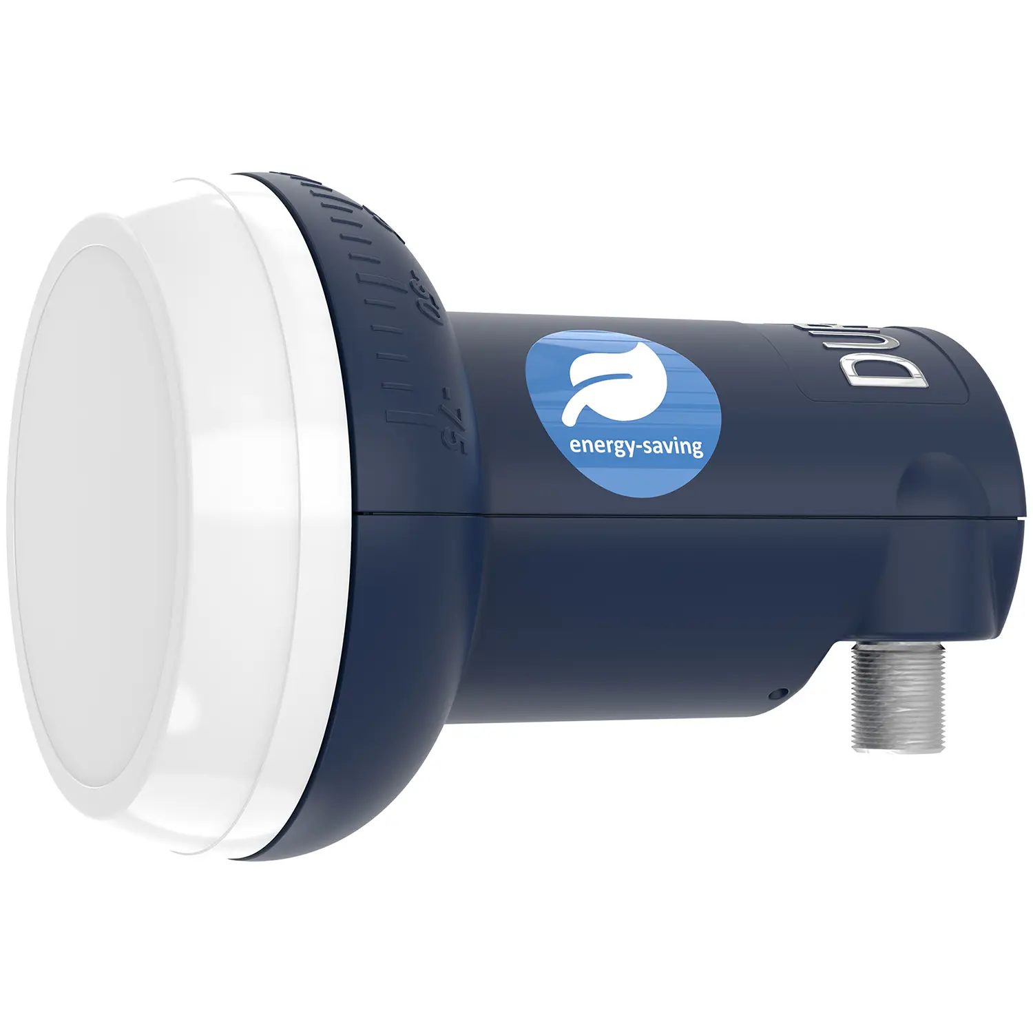 DUR-line Blue ECO Single LNB – Seitenansicht perspektivisch DUR-line Blue ECO Single