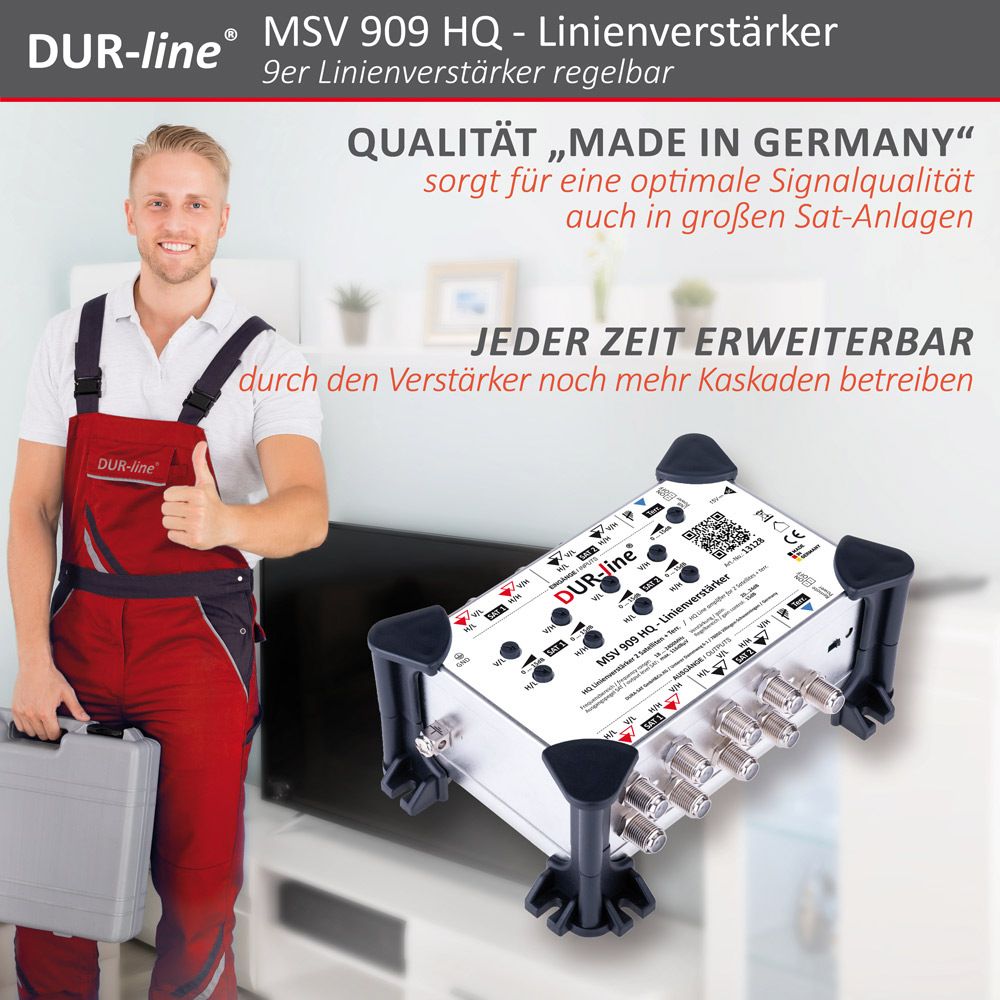 DUR-line MSV 909 HQ - Linienverstärker – im Einsatz