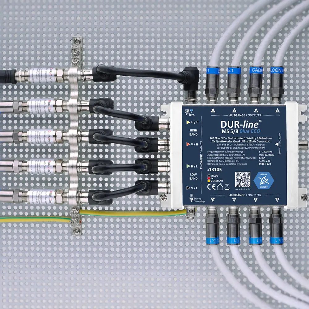 DUR-line MS 5/8 Blue ECO Multischalter – Anwendungsbeispiel im Einsatz DUR-line MS 5/8 Blue ECO – Multischalter