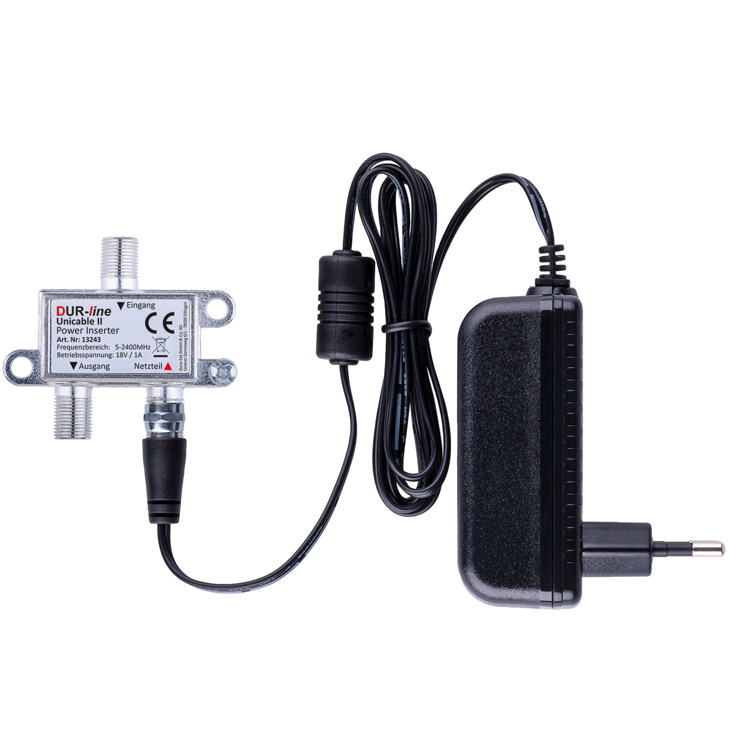 DUR-line DPI + Netzteil - Power Inserter Set – Produktansicht