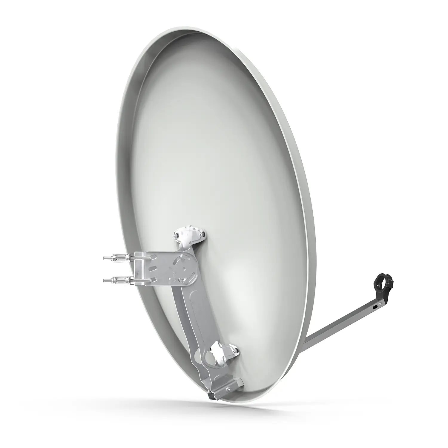 DUR-line MDA 90 Hellgrau Alu Sat-Reflektor – Rückansicht DUR-line MDA 90 Hellgrau - Alu Sat-Reflektor